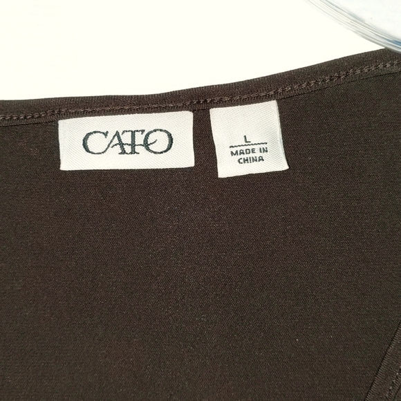 Lds v-neck top by Cato sz lg - Picture 2 of 2